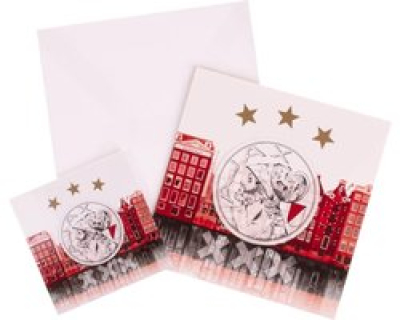 Giftcard Ajax met magneet rood (11x12cm)
