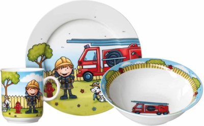 Kinderservies Brandweerman Bernie 3 Delig Ritzenhoff&Breker
