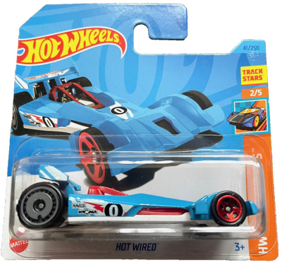 HOT WHEELS HOT WIRED BLUE 41/250 1:64 HW TRACK CHAMPS 2/5