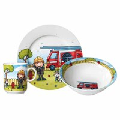 Kinderservies Brandweerman Bernie 3 Delig Ritzenhoff&Breker