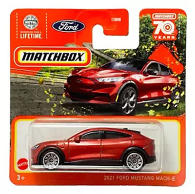 MATCHBOX 2021 FORD MUSTANG MACH-E METALIC RED 65-100 (1:64)