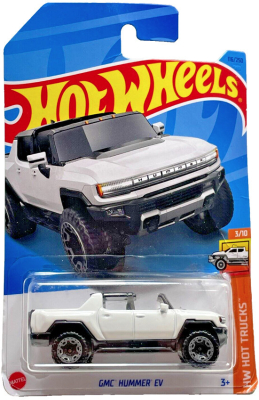 HOT WHEELS GMC HUMMER EV 116/250 1:64 WHITE HW HOT TRUCKS 3/10