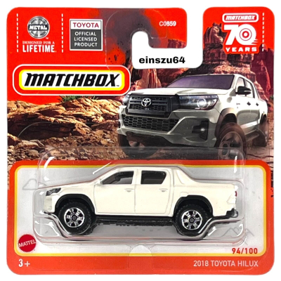 2018 TOYOTA HILUX METALLIC WHITE (1-64)