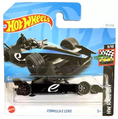 HOT WHEELS FORMULA E GEN3 BLACK 193/250 1:64 HW RACE DAY 9/10