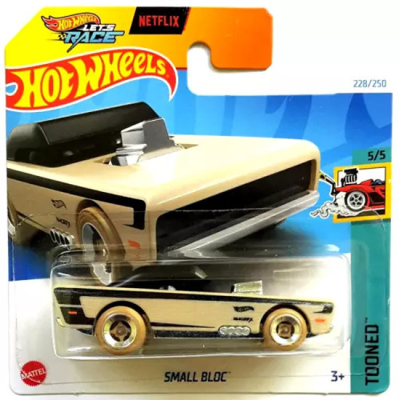 HOT WHEELS SMALL BLOC BEIGE 228/250 HW TOONED 5/5 1:64