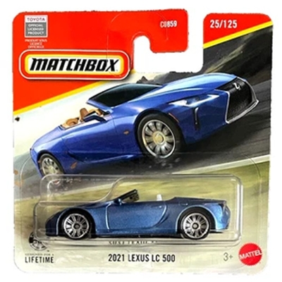 2021 LEXUS LC 500 CONVERTIBLE METALIC BLUE 25/125 1:64 MATCHBOX