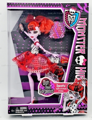 Doll Monster High Operetta Monster High Halloween Doll Operette Vintage in Box Nieuw 2011-2012